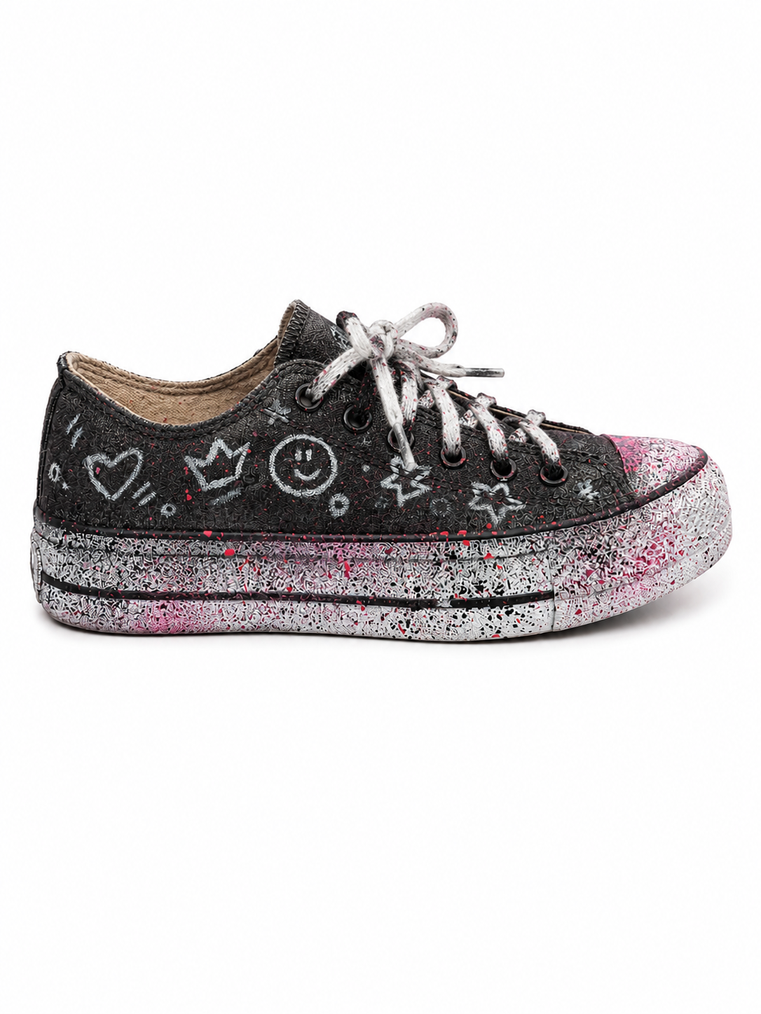 Zapatilla Converse custom T.5 1/2 Blanco