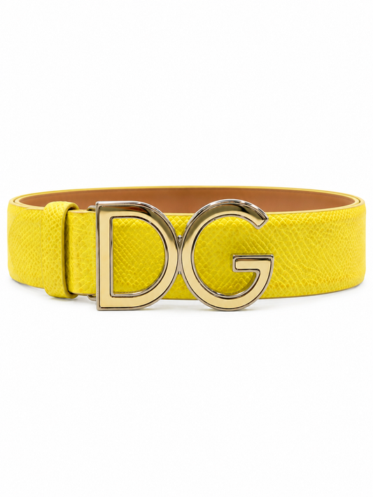 Cinturón Dolce Gabbana T.95 Amarillo