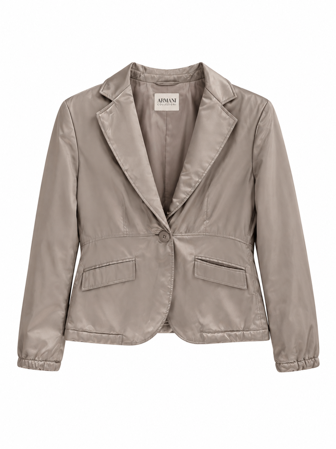 Chaqueta abrigada Armani Plateado
