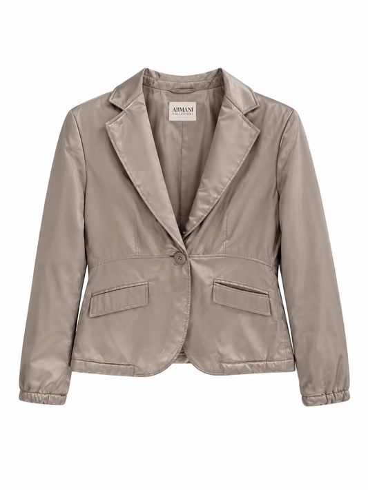 Chaqueta abrigada Armani Plateado