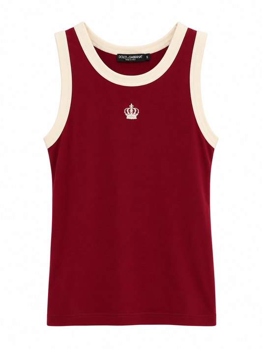 Camiseta Dolce Gabbana T.44 Bordeaux