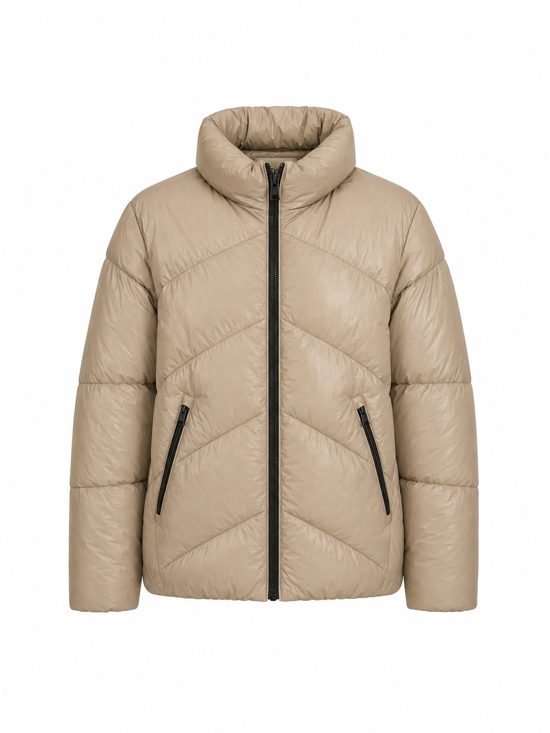 Chaqueta abrigada Massimo Dutti T.M Beige