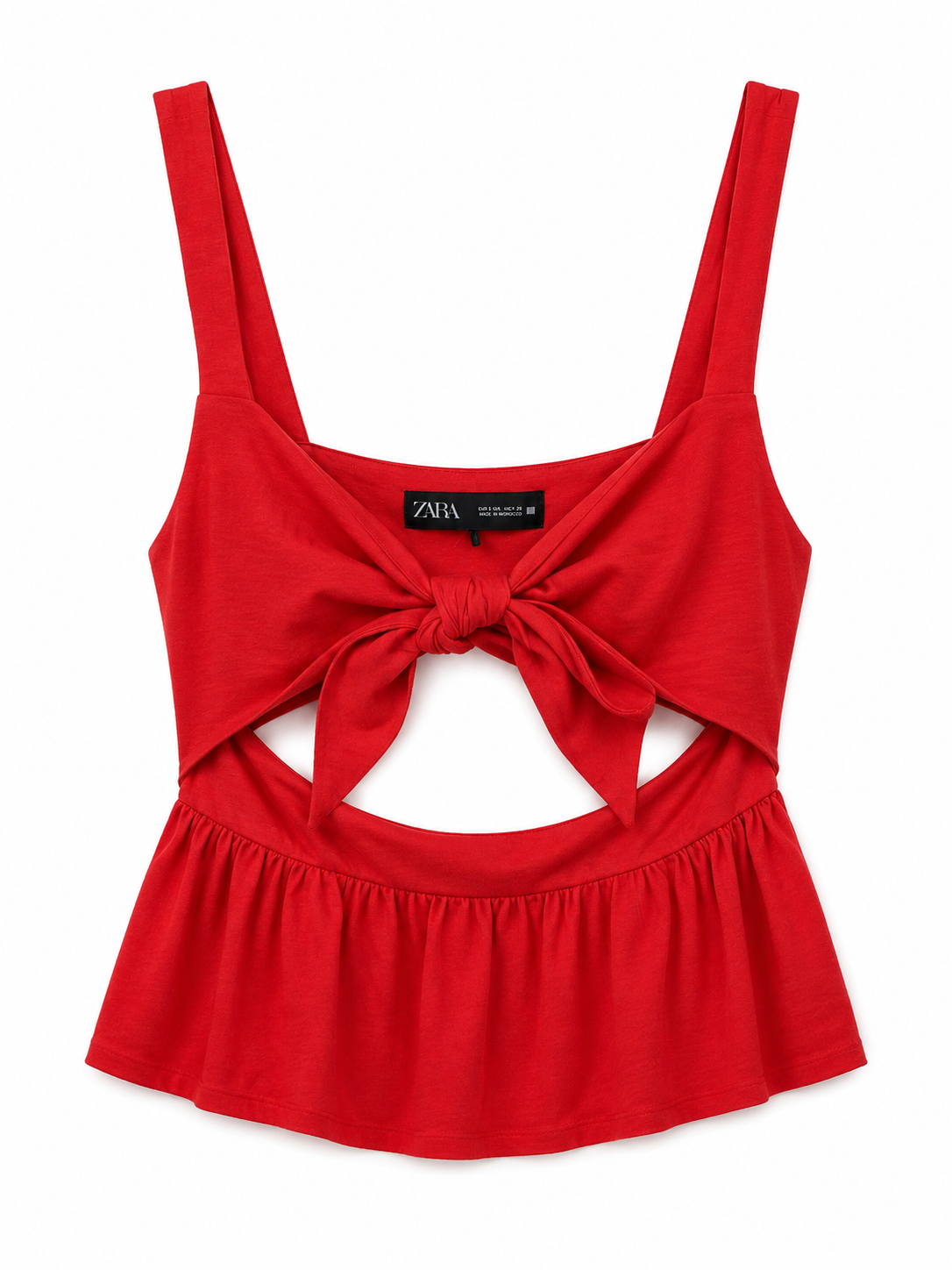 Top Zara T.L Rojo