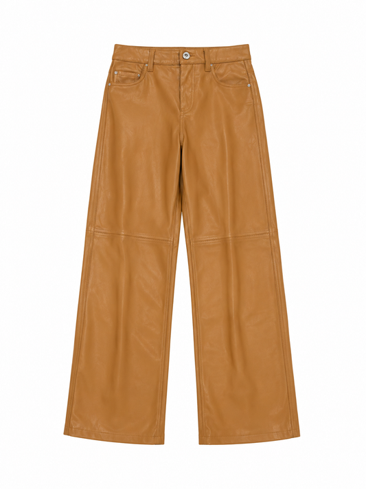 Pantalon Bershka T.XS Camel