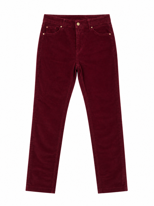 Pantalon Pedro del Hierro T.40 Bordeaux