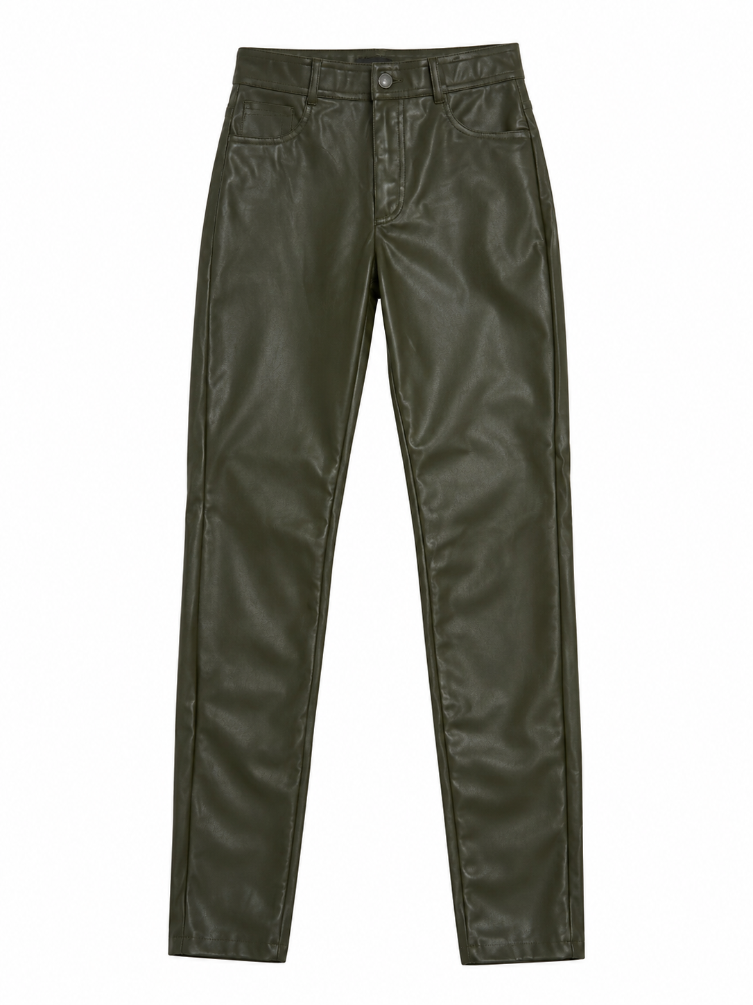 Pantalon zara T.S Verde Piel