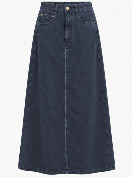 Falda Laura Ashley T.36 Azul