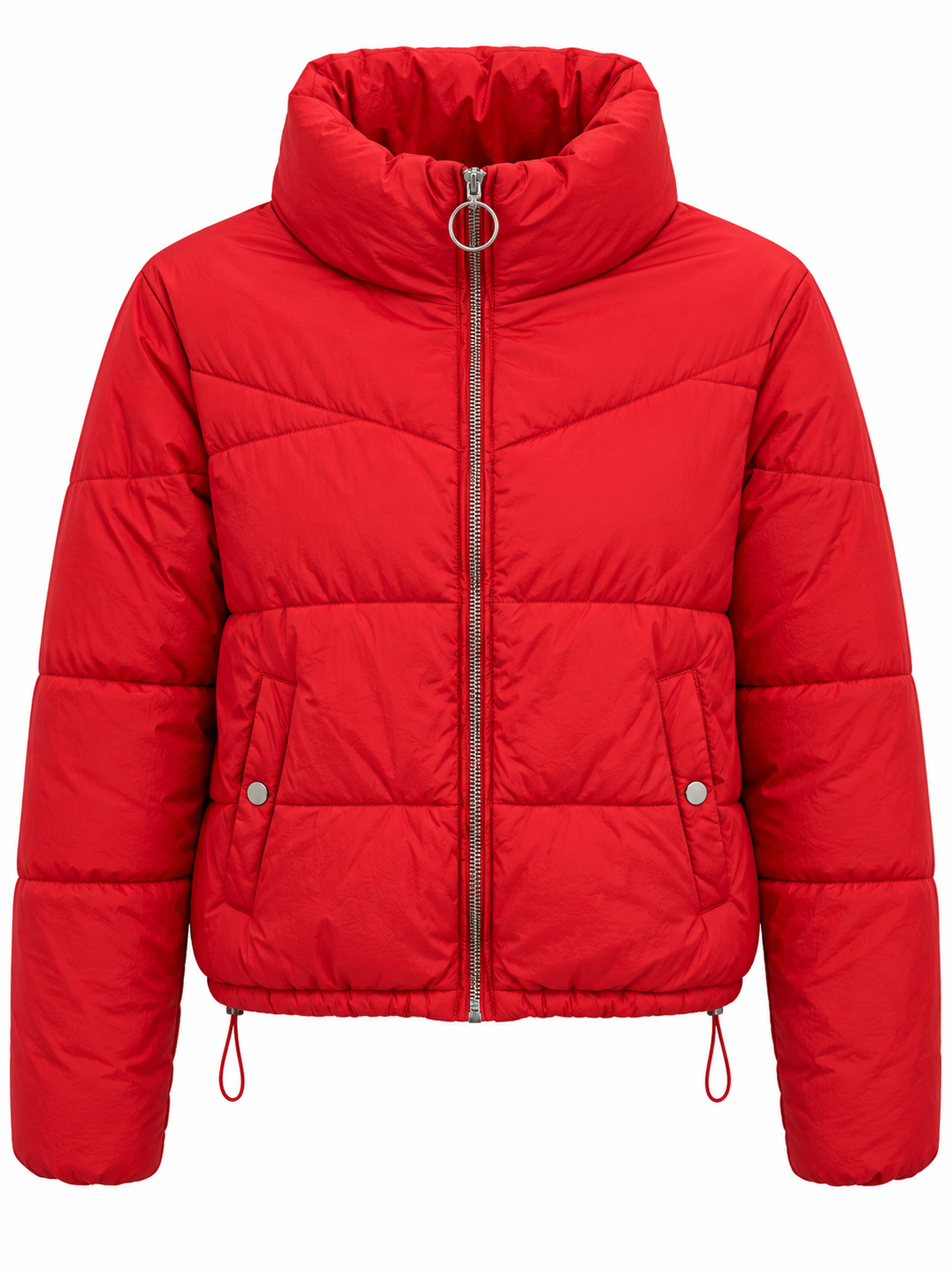 Chaqueta abrigada Bershka T.M Roja