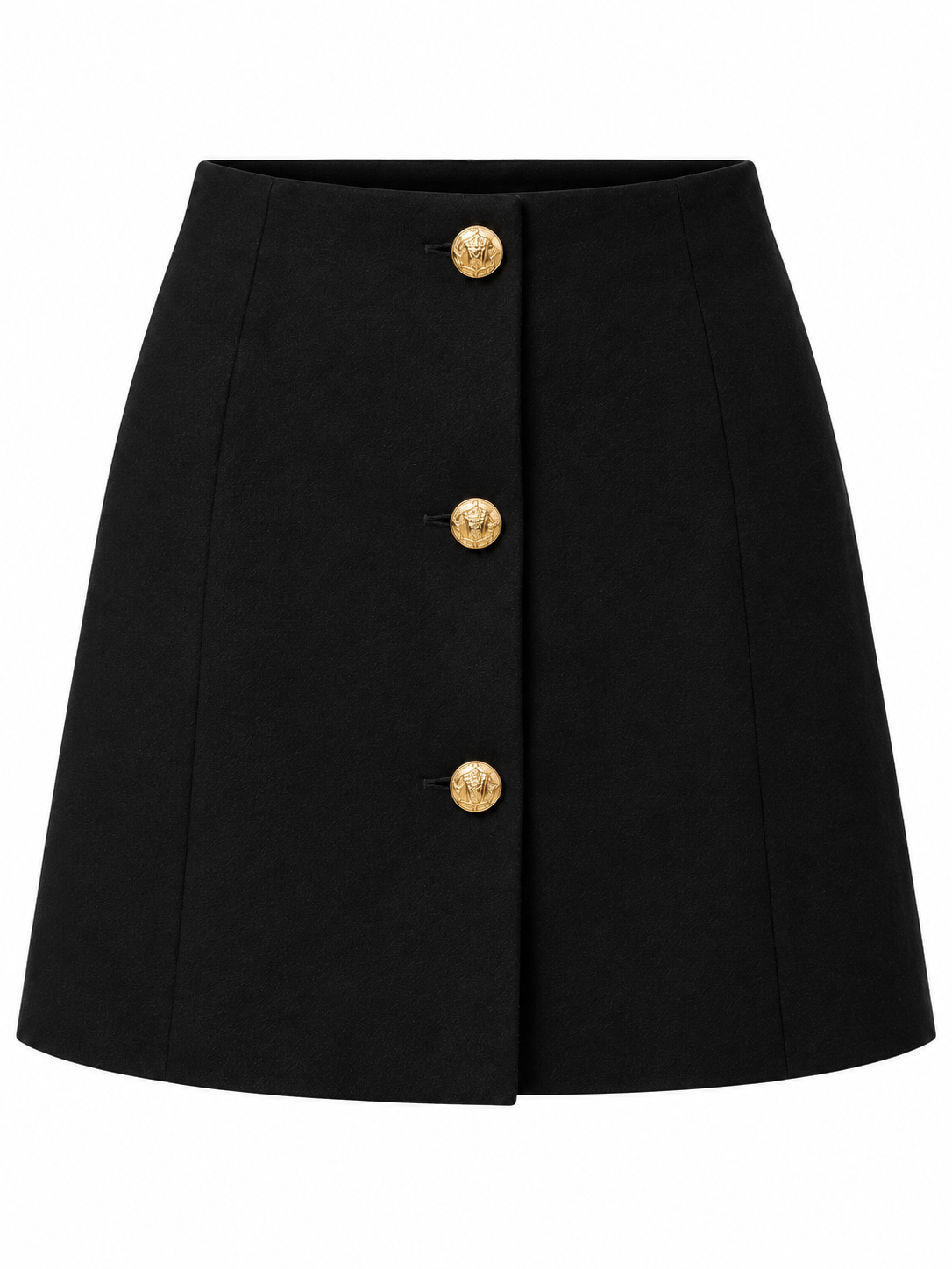Falda Zara T.XL Negro