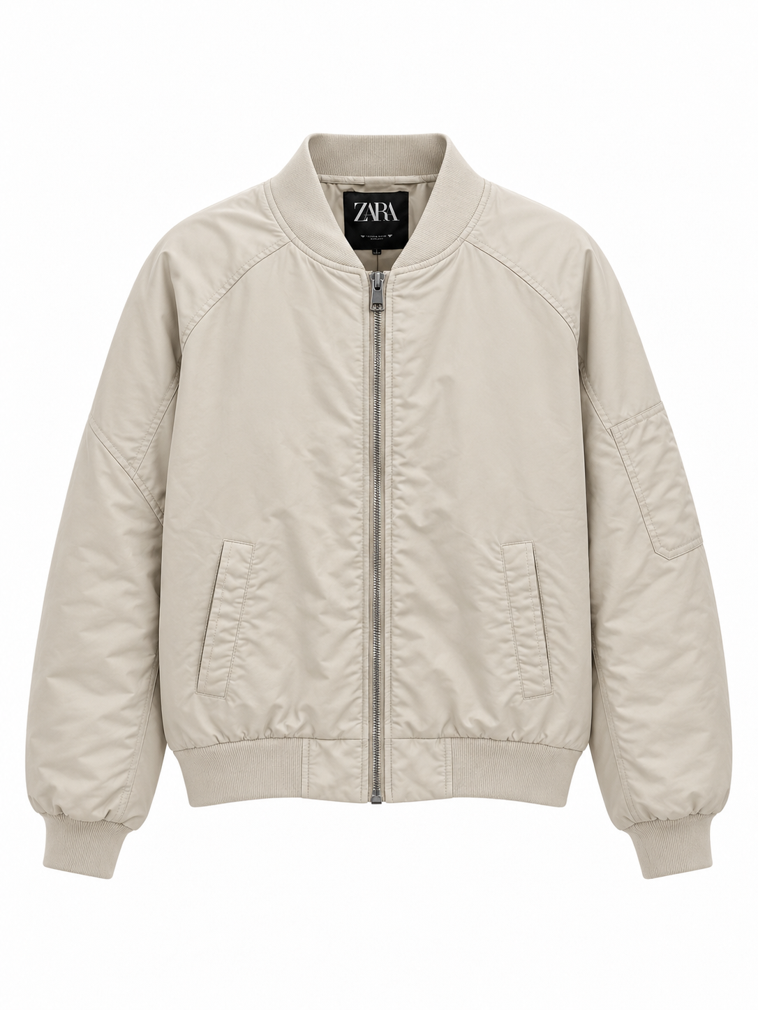 Chaqueta abrigada ZARA T.XXL Beige