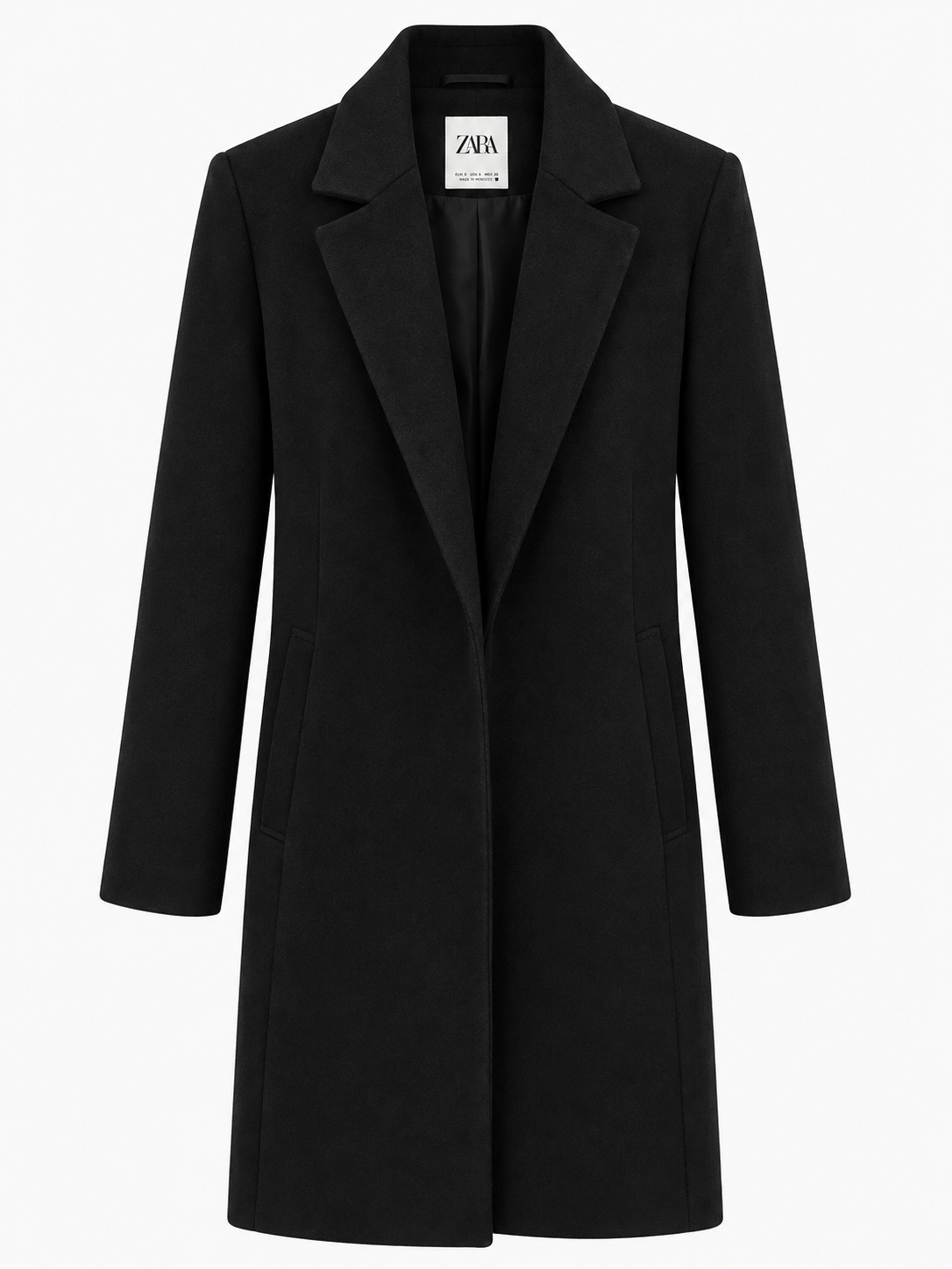 Tapado Zara T.S Negro
