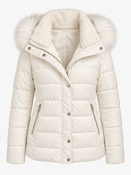 Chaqueta abrigada Primark T.m Blanca