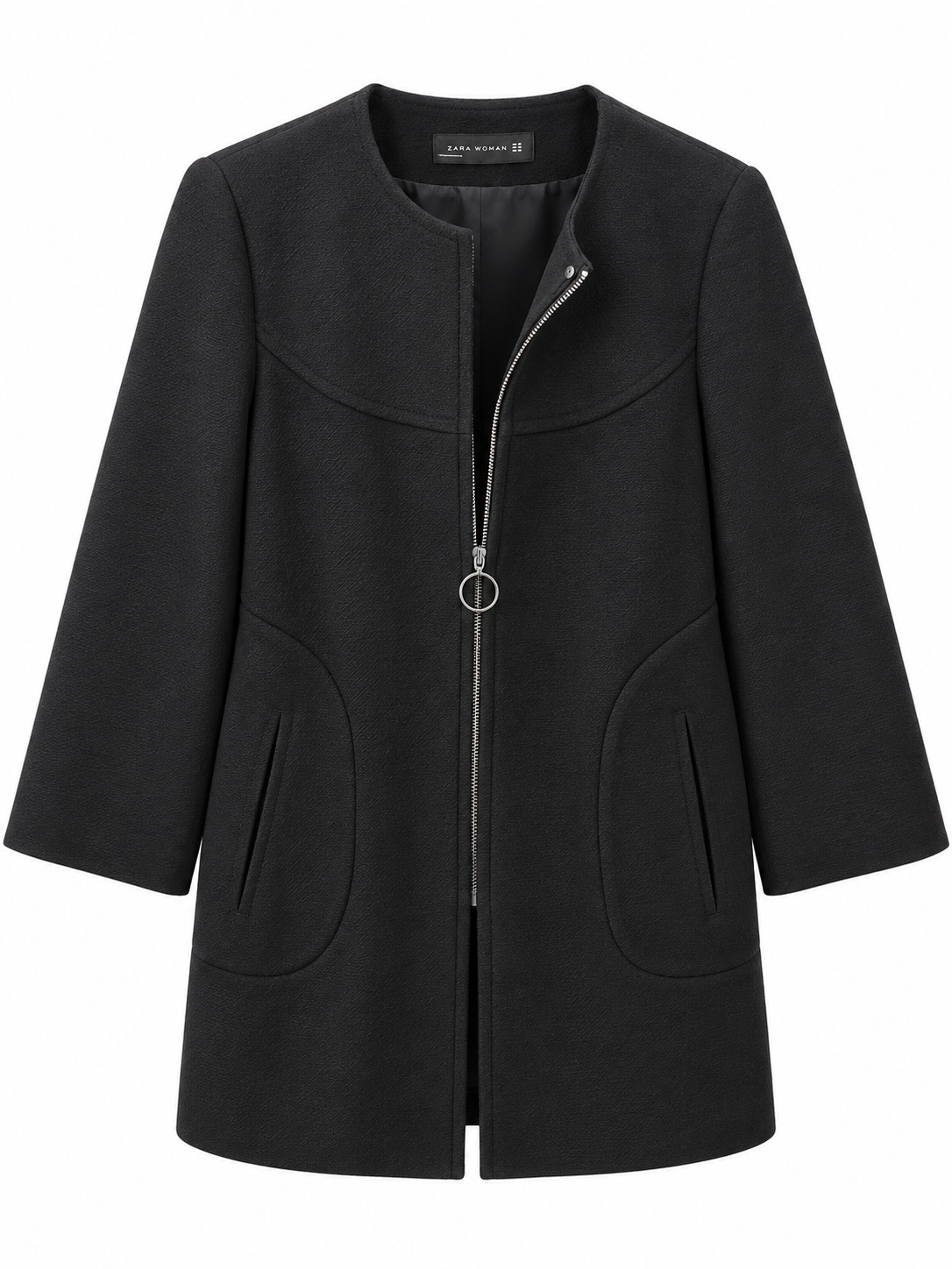 Tapado Zara T.XL Negro
