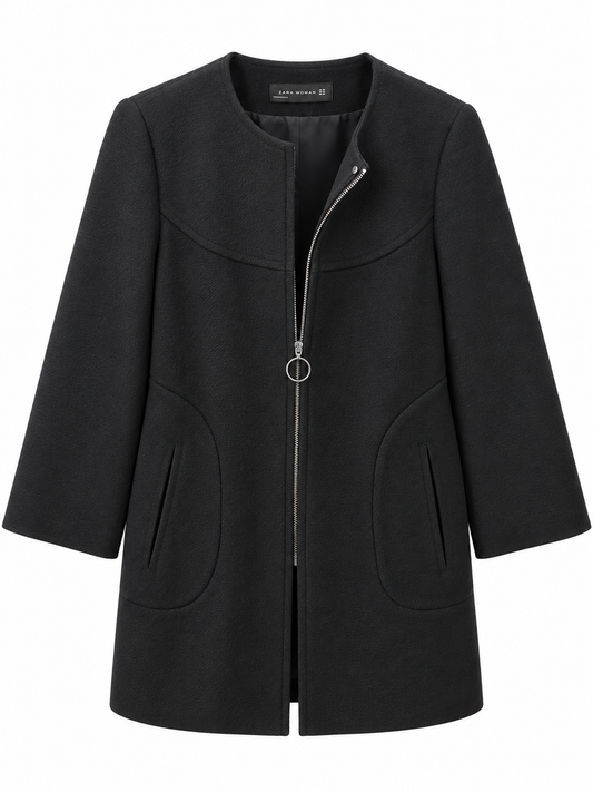 Tapado Zara T.XL Negro