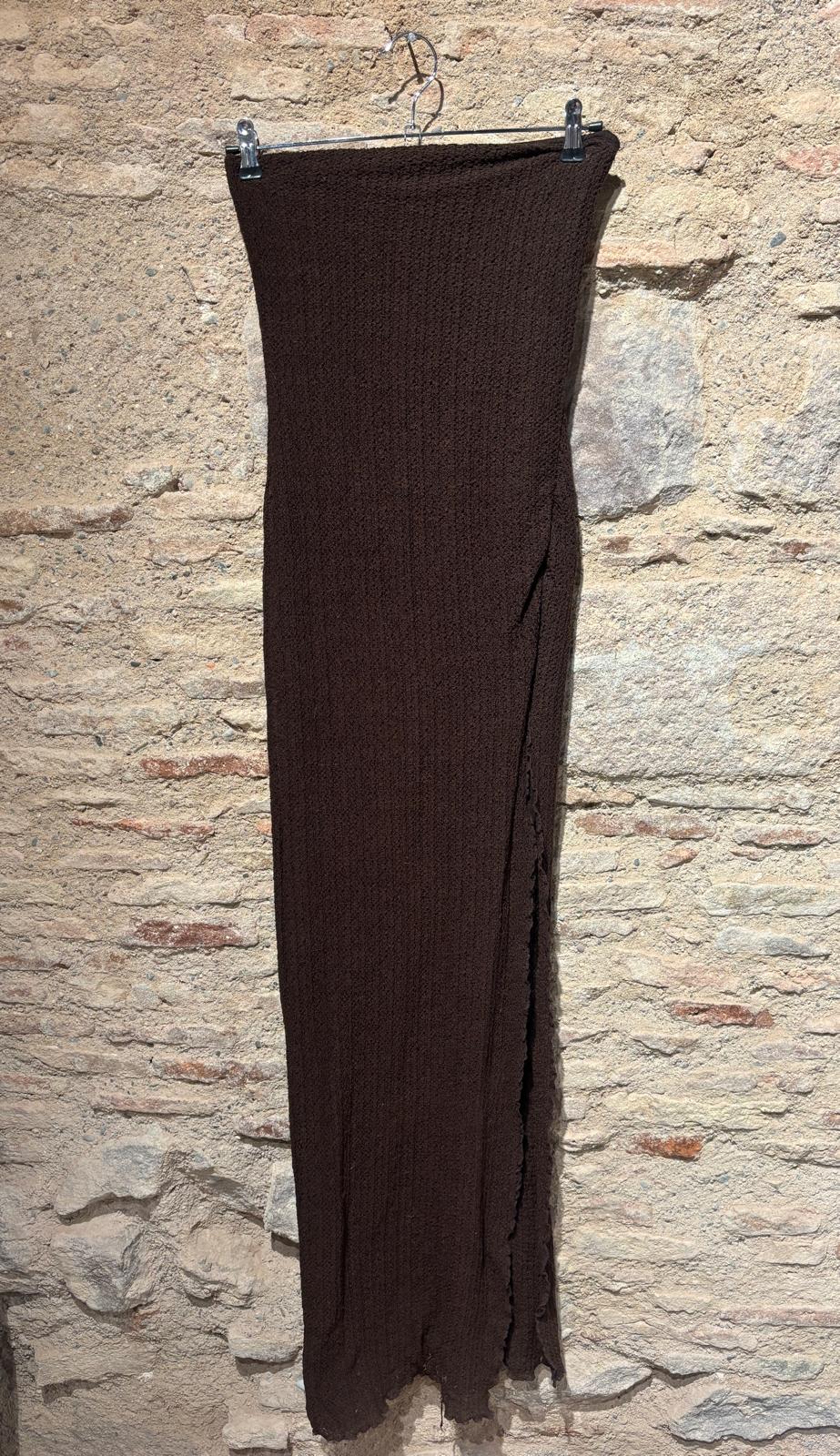 Vestido bershka T.L Marron