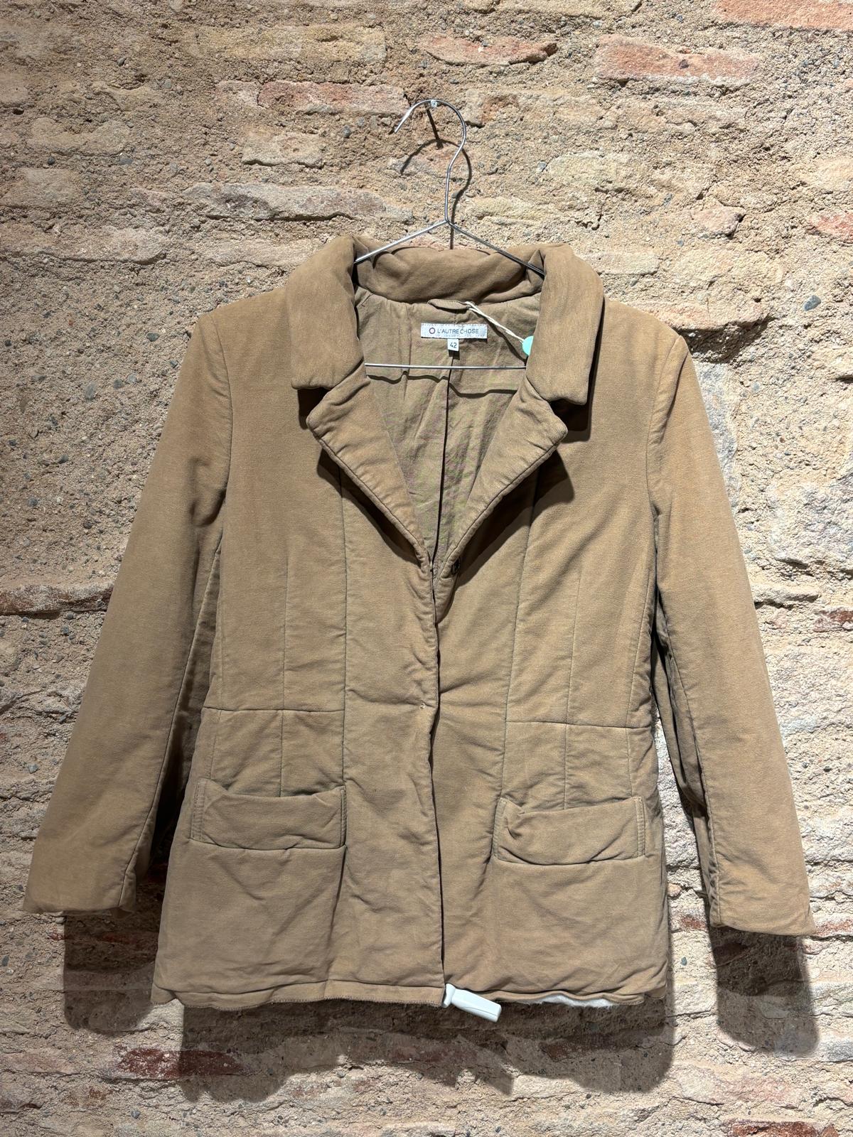 Chaqueta abrigada lautre chose T.42 Beige
