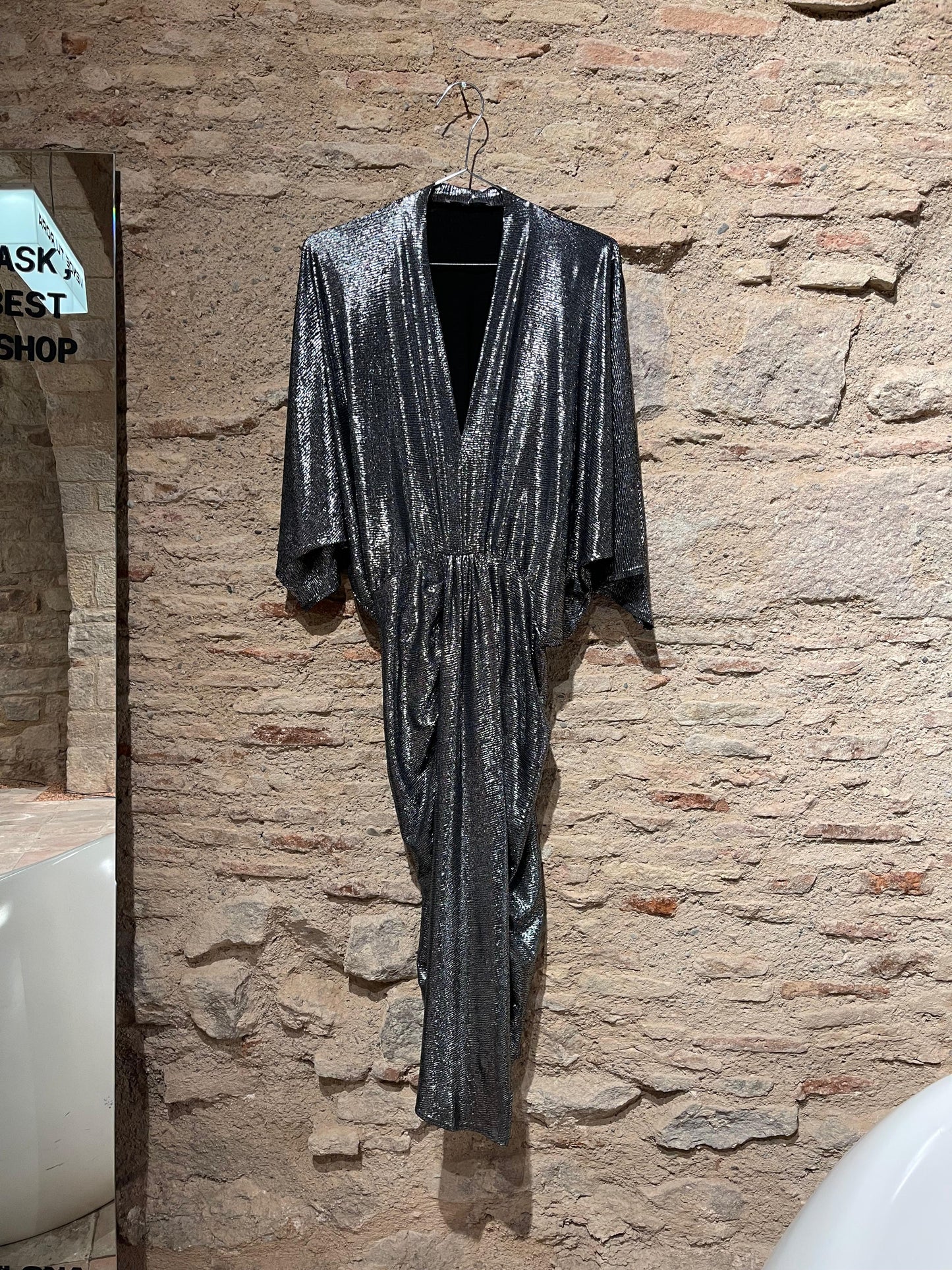 Vestido Sam & Lili T.U Plateado