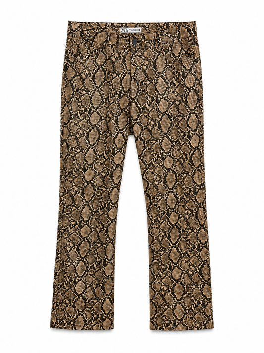Pantalon Zara T.40 Estampado